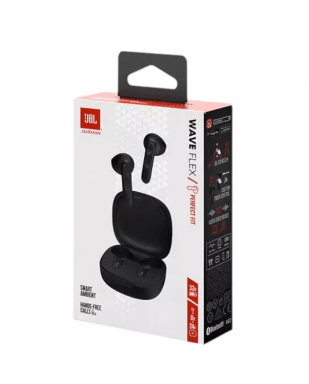 Audífonos Bluetooth JBL Wave Flex Negro2