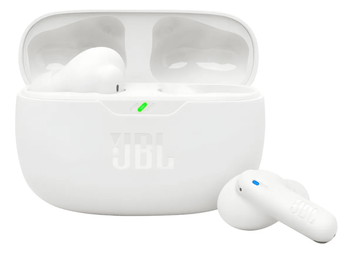 Auriculares Inalámbricos Jbl Wave BeamColor Blanco1