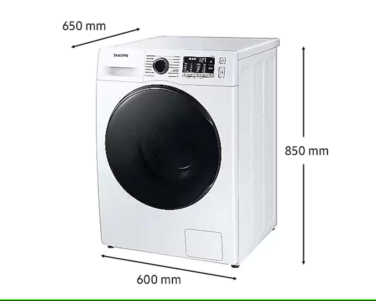 LAVADORA-SECADORA SAMSUNG DE 11/7 KG MODELO WD11TA046BE/ZS3