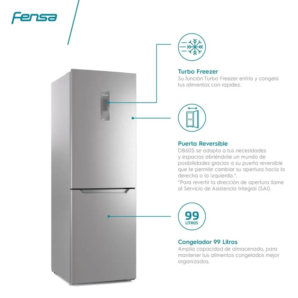 REFRIGERADOR FENSA DB60S-BOTT 322LT-A6