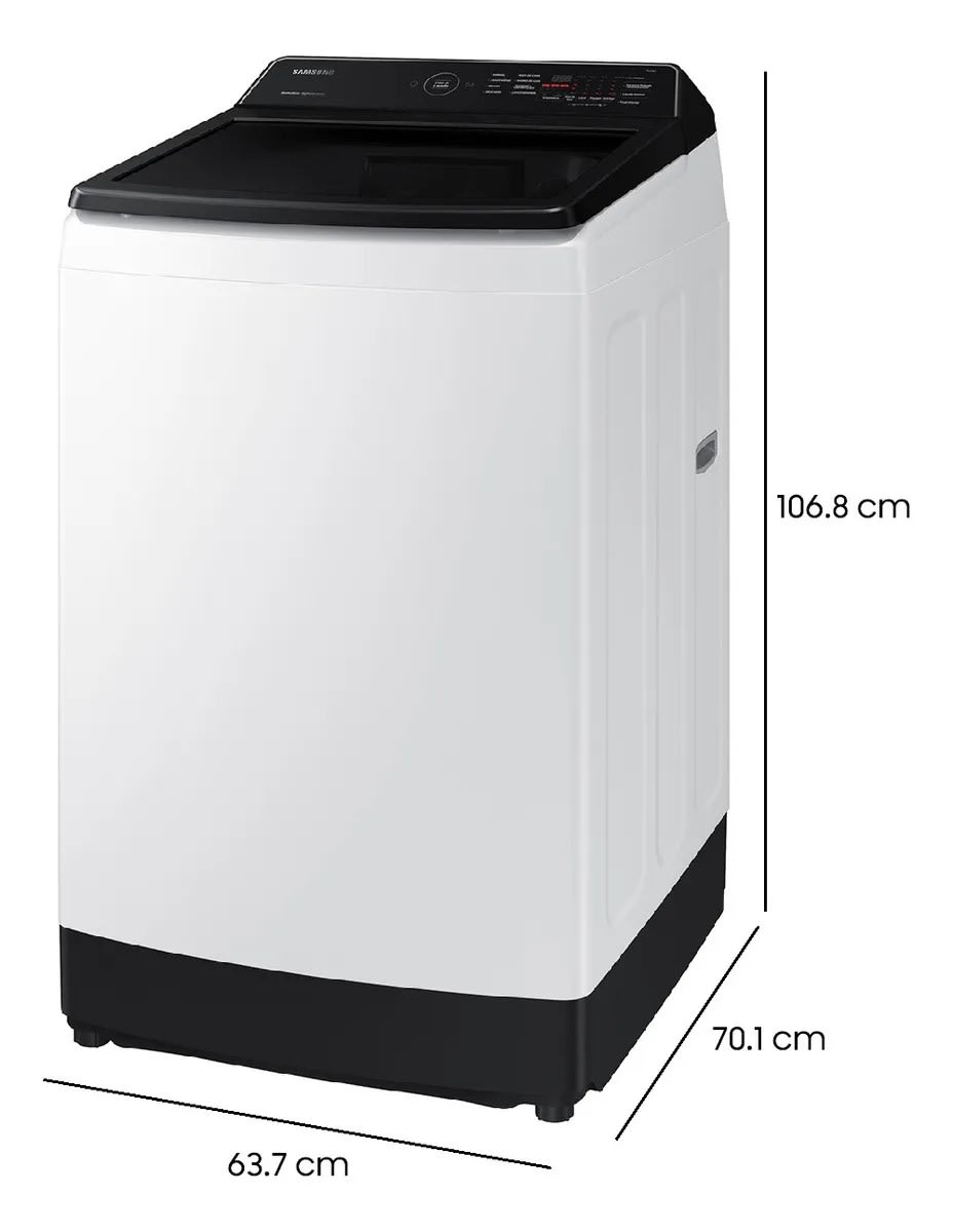 LAVADORA SAMSUNG WA17CG644 1BWZS 17 KG BLK3