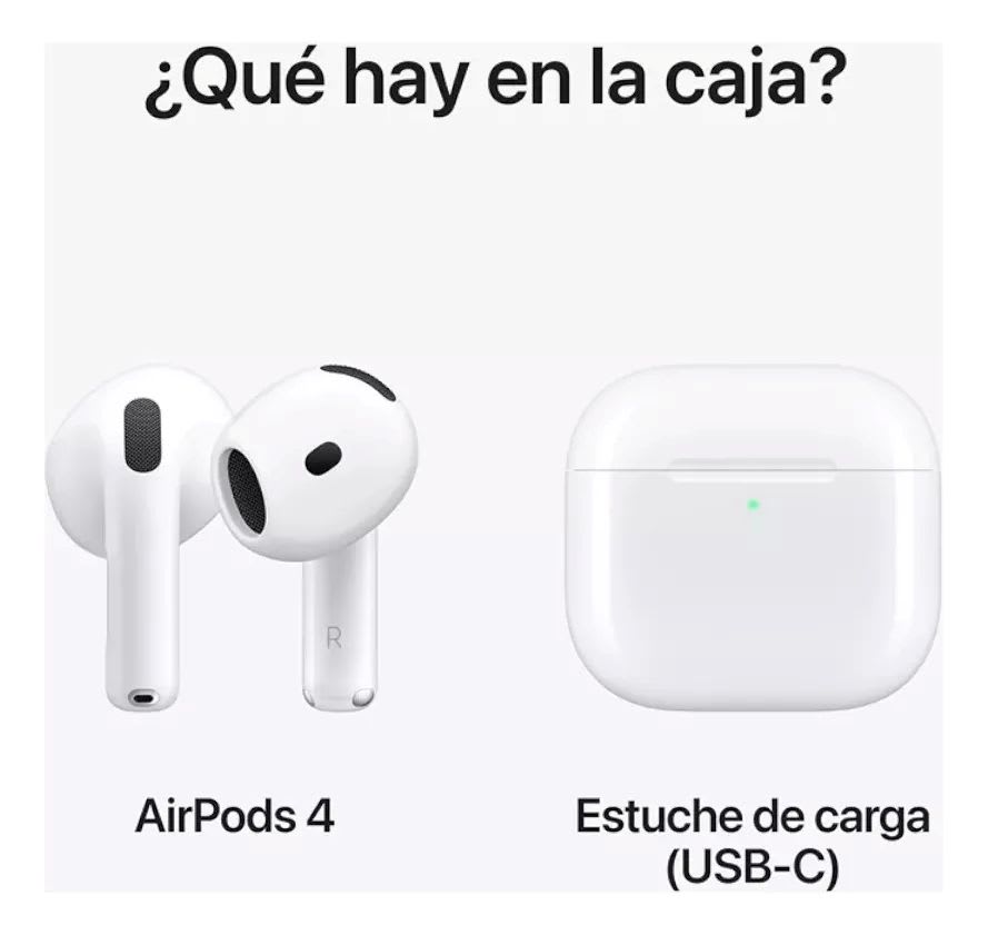 Apple AirPods 4ta Generacion A3050 Blanco5