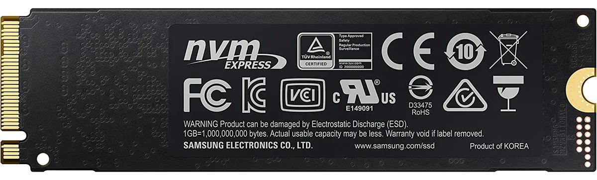 SAMSUNG SSD interfaz m.2protocoloNVMe970EVOPlus MZ-V7S1T0B2
