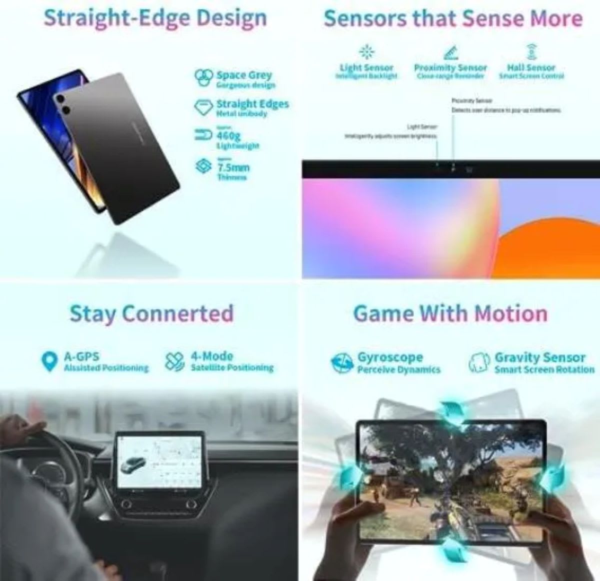 Tablet Teclast T40 Air de 10,4  8 GB 256 GB Gris6