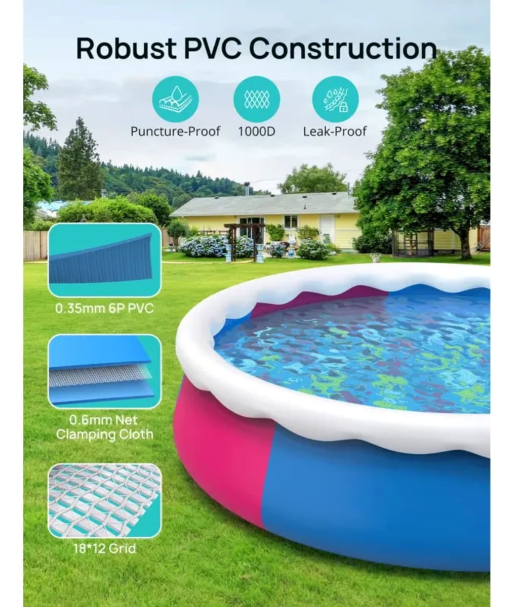 Piscina inflable de PVC Mason & Mia 549 cm por 122 cm3