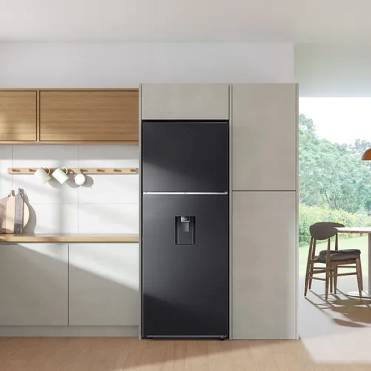 Refrigerador Top Mount Freezer con WiFi 384Lts No Frost RT38CG6720S9ZS Gris Samsung4