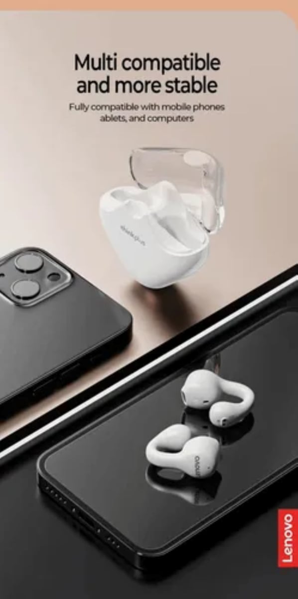 Audífonos In-ear Bluetooth Lenovo Xt61 Rosado4