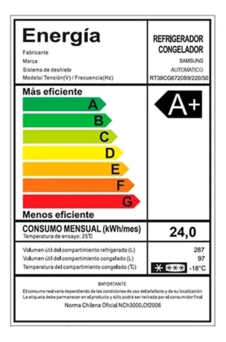 Refrigerador Top Mount Freezer con WiFi 384Lts No Frost RT38CG6720S9ZS Gris Samsung8