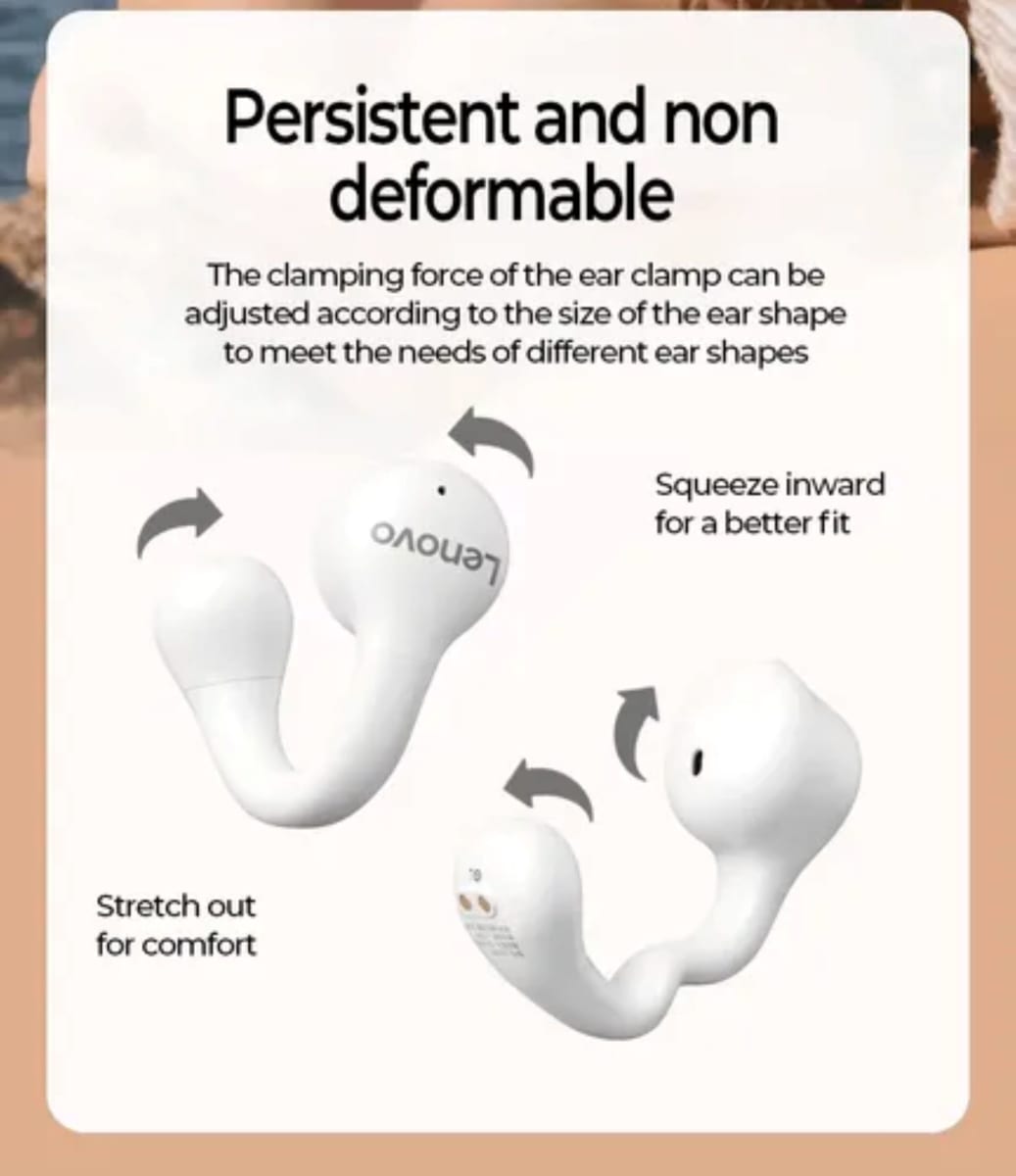 Audífonos In-ear Bluetooth Lenovo Xt61 Rosado5