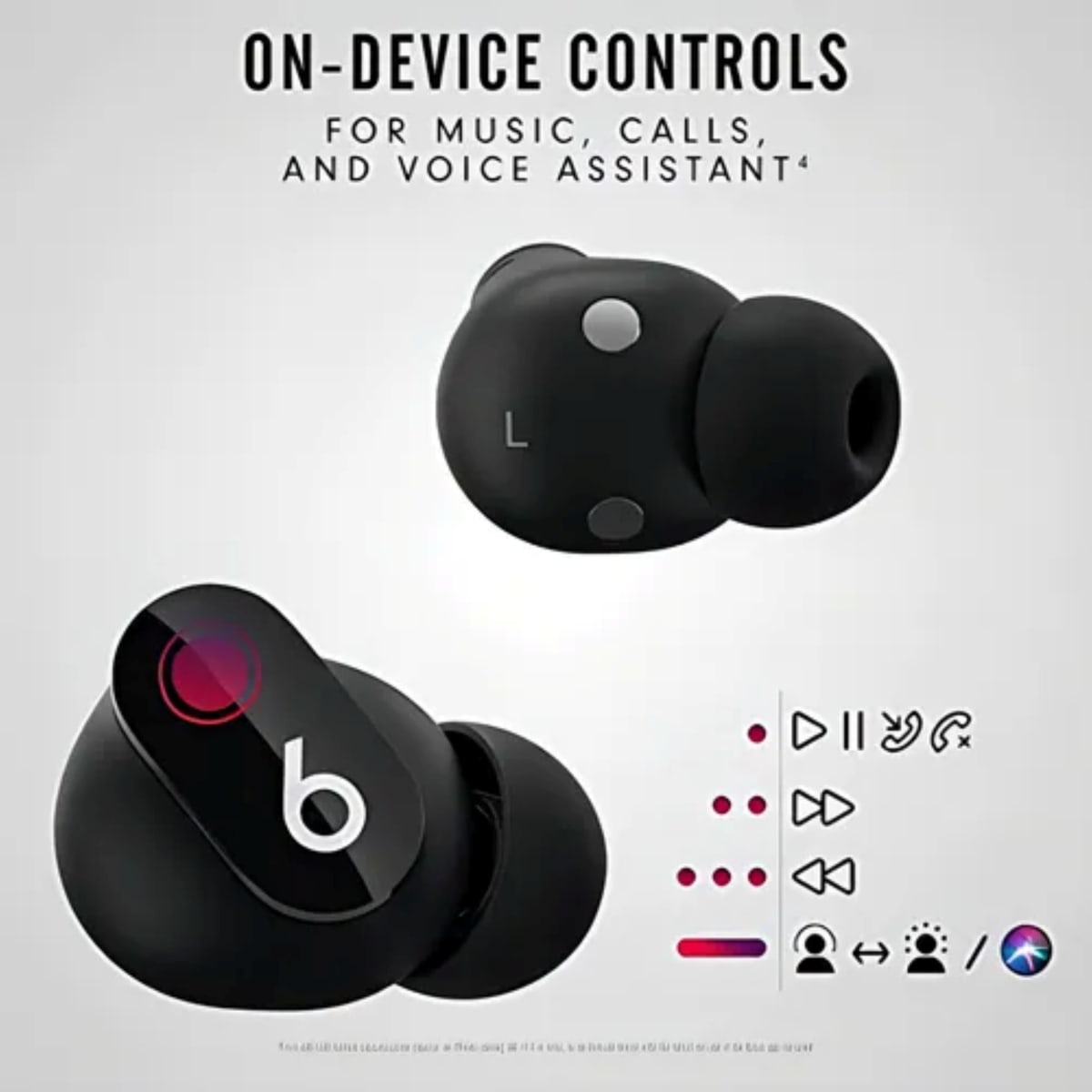 Audifonos Beats Auriculares Studio Buds Negro3