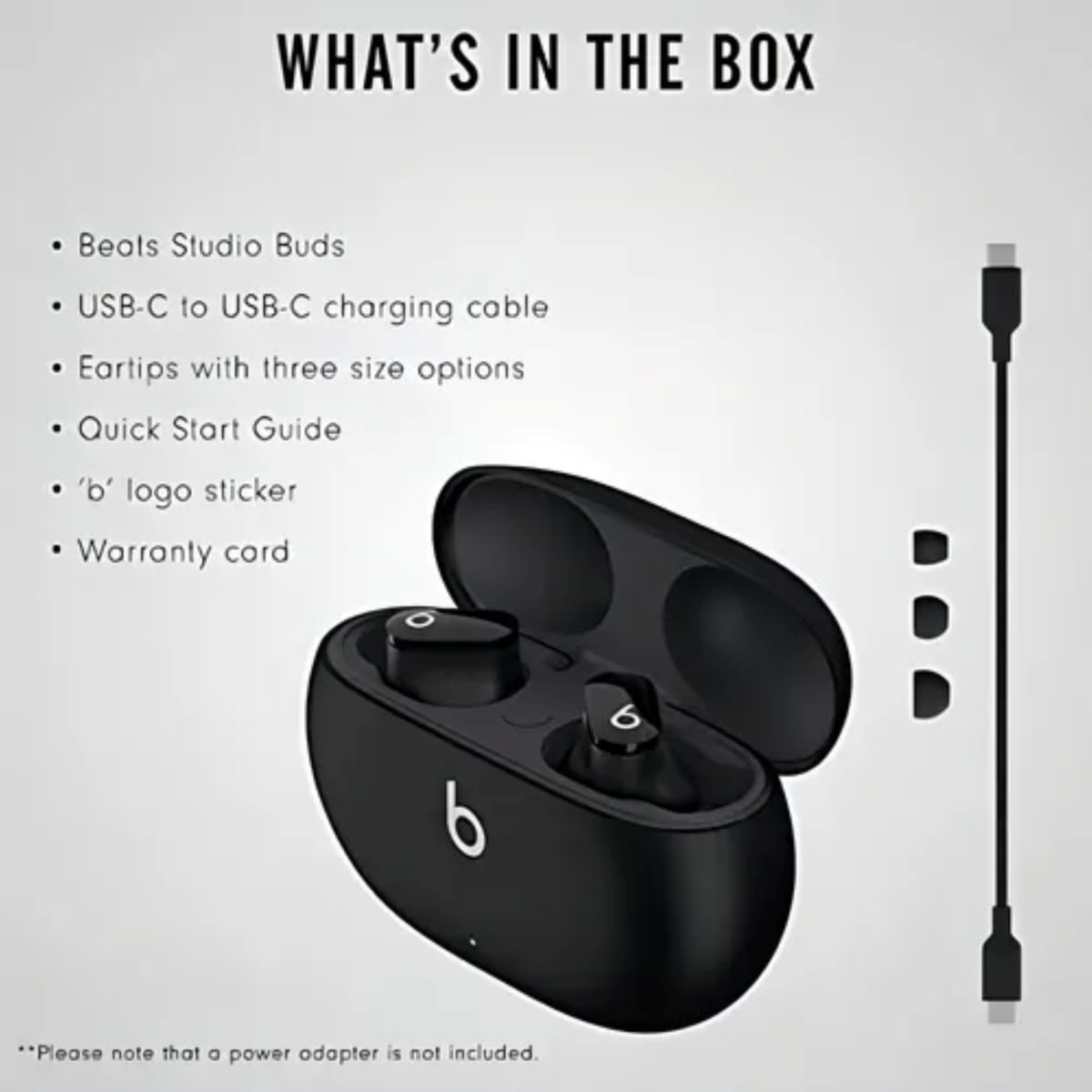Audifonos Beats Auriculares Studio Buds Negro4