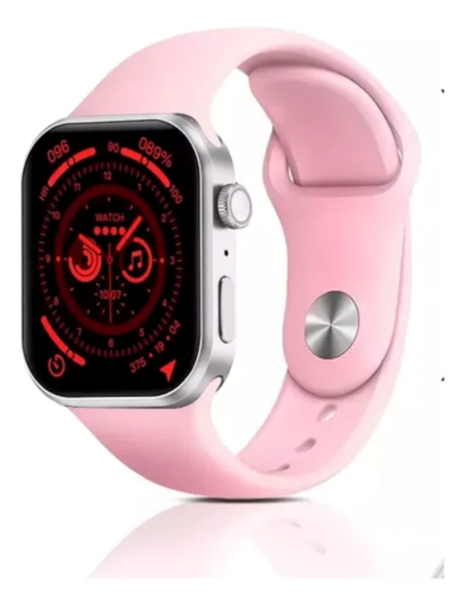 Reloj inteligente smartwatch bluetooth T900 Pro Max deportivo Rosado1