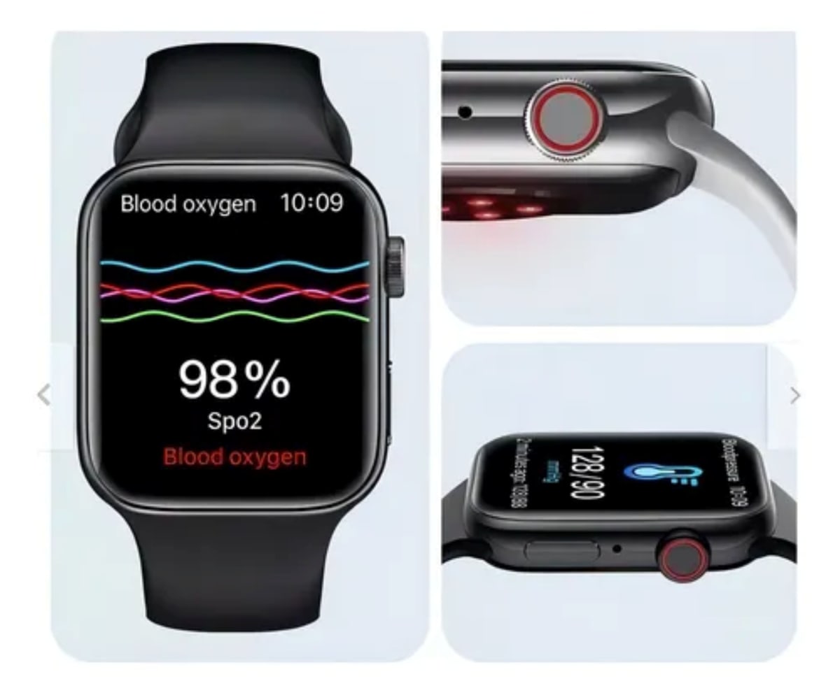Reloj inteligente smartwatch bluetooth T900 Pro Max deportivo Rosado5