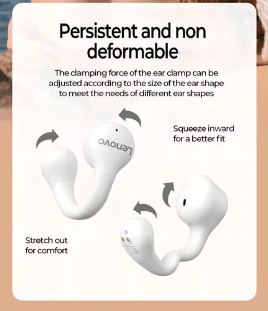 Audífonos In-ear Bluetooth Lenovo Thinkplus Xt61b Sport Color Negro5