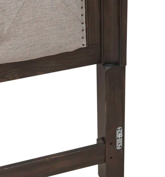 Respaldo de cama arqueada tapizada Arianni King6