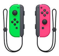Mando  inalámbricos  para Nintendo Switch VERDE/ROSADO1