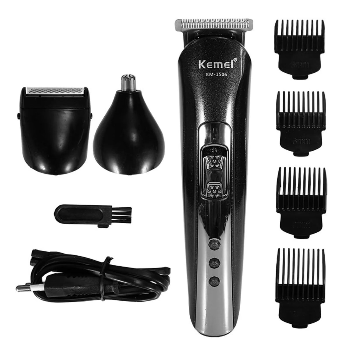Afeitadora Kemei profesional para Barba KM-1506 Negro1