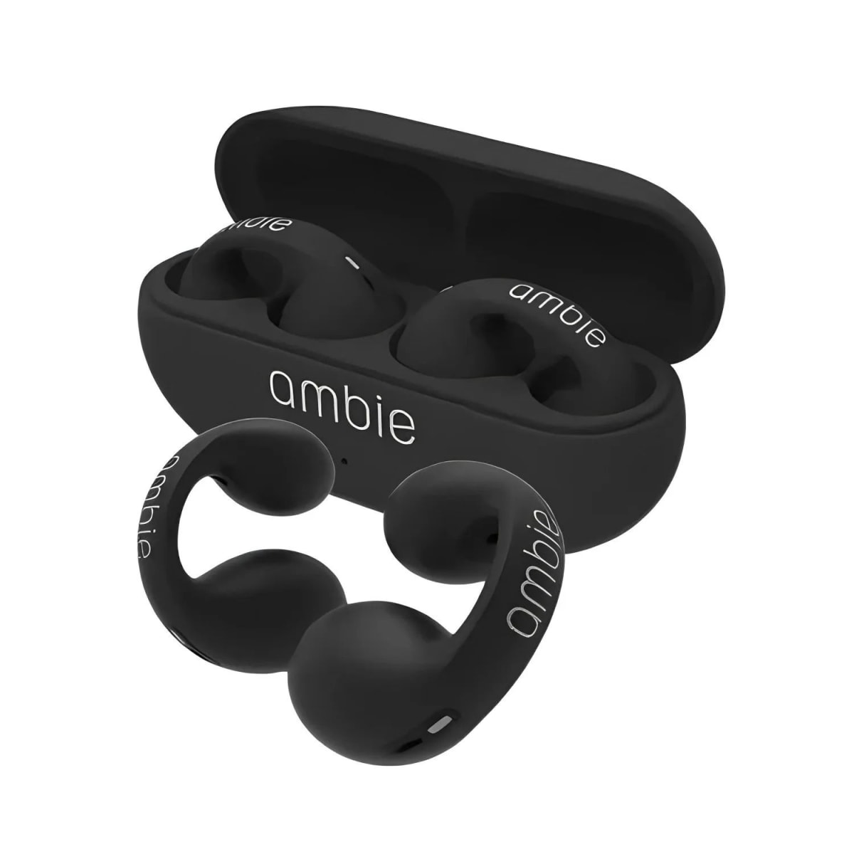 Audífonos Ambie Earcuffs Am-tw01 Bc Tipo Pendiente Negro1