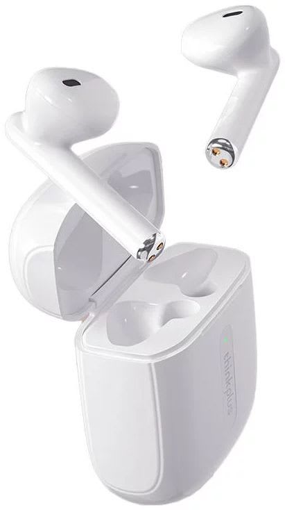 Auriculares In-ear Inalámbricos Lenovo Xt83 Gamer Con Luz Led Y Micrófono Blanco1