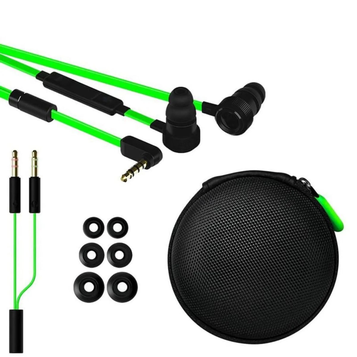 Audifono Razer Hammerhead Pro V2 Negro Verde1