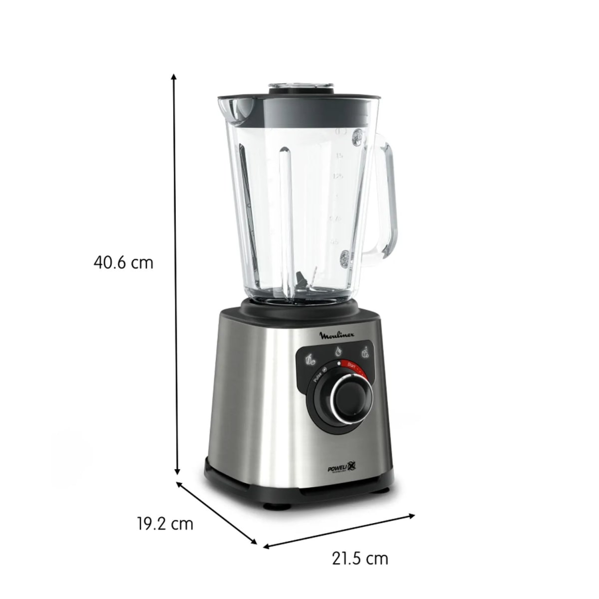 Licuadora PerfectMix Moulinex  1200W Digital3