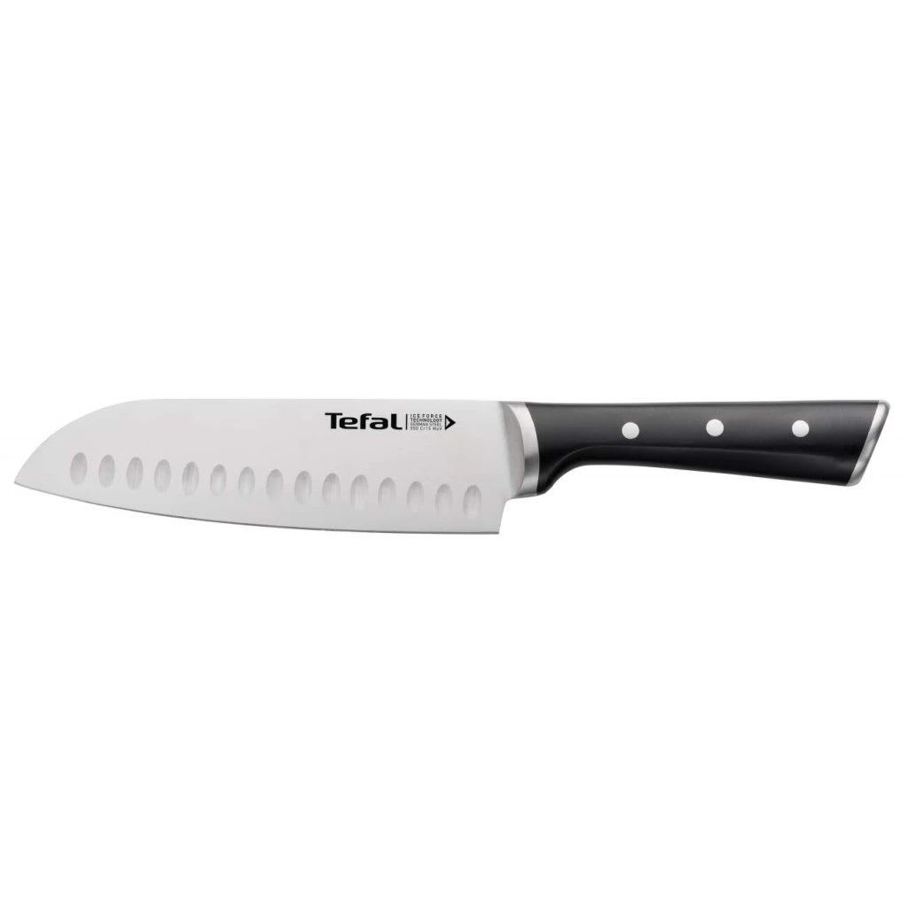 Cuchillo Santoku Tefal ICE FORCE K2320614 18 cm, acero inoxidable1