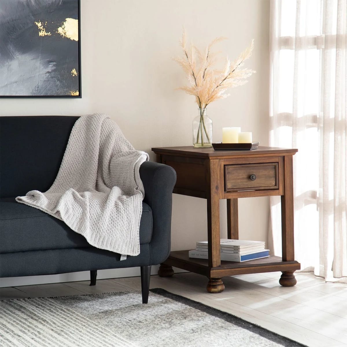 Mesa Lateral  Roberta Allen Porter Rectangular Café Barnizado1