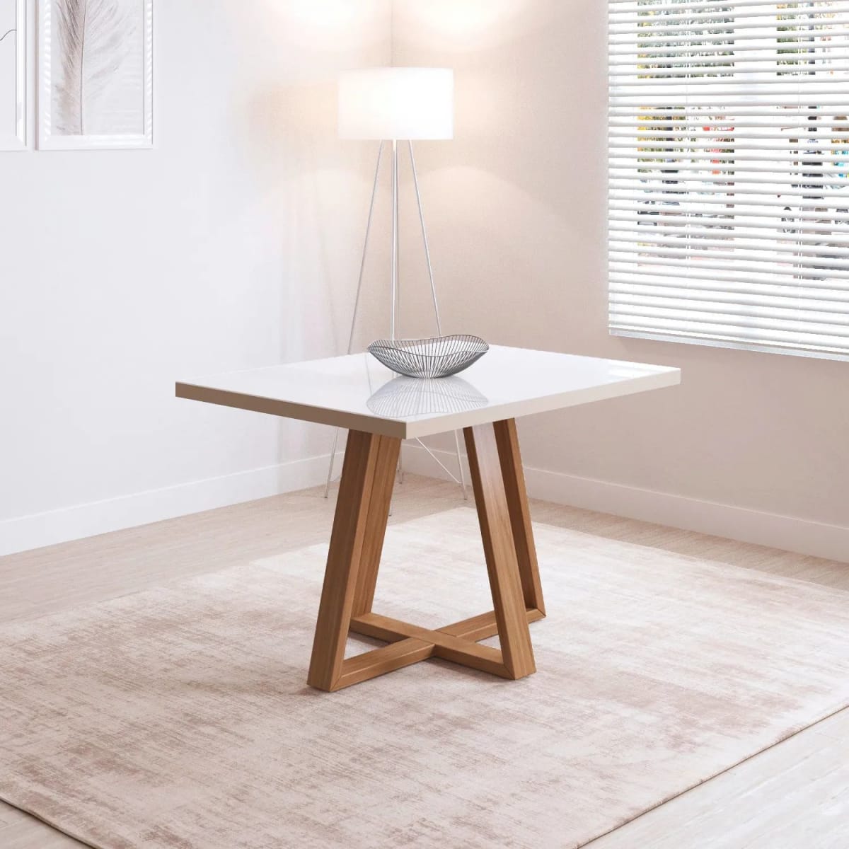 Juego De Comedor  Decocasa Mara 120 4 Sillas Daisy2