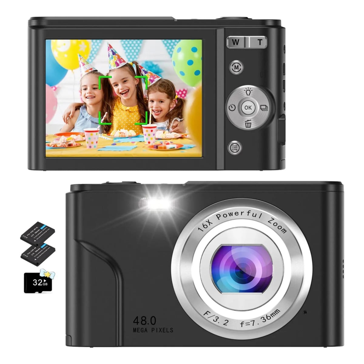 Cámara 1080P 48MP Negra1