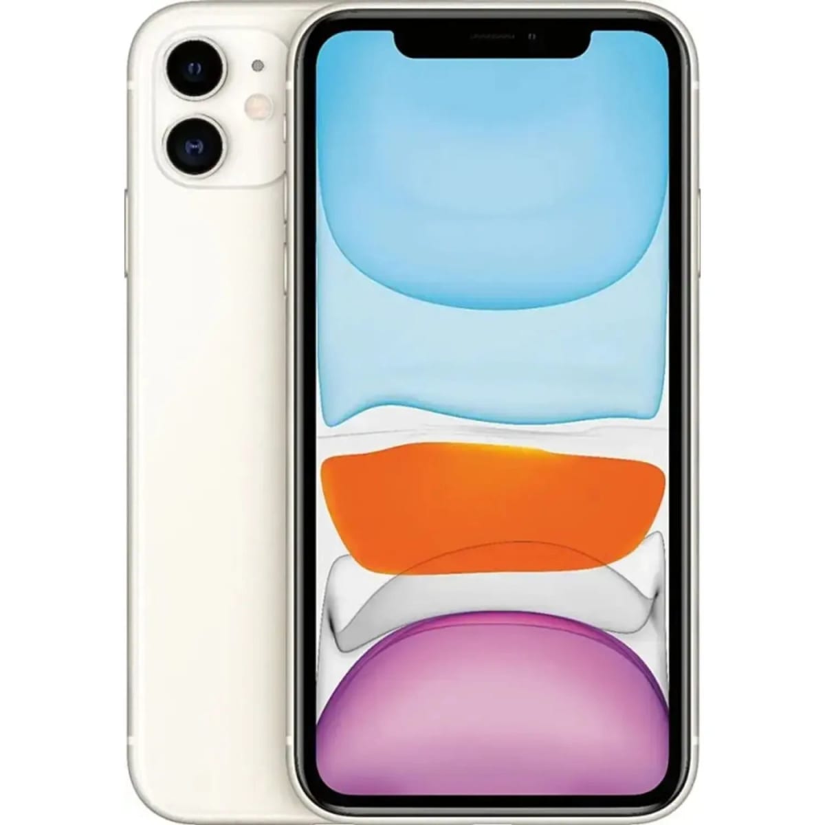 Celular Apple iPhone 11, 128GB Blanco-Reacondicionado1