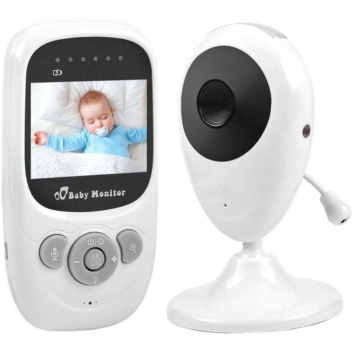 Monitor para bebés con micrófono y visión nocturna1