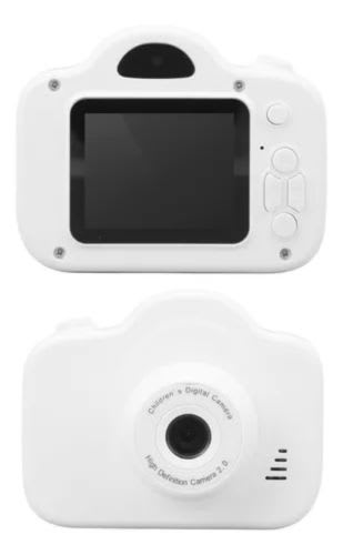 Cámara  1080p Hd De Doble Lente para niños Blanco1