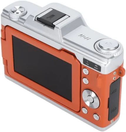 Cámara Digital Inteligente Con Zoom De 20x, 64 Mp, 4k, 180° Naranjo1