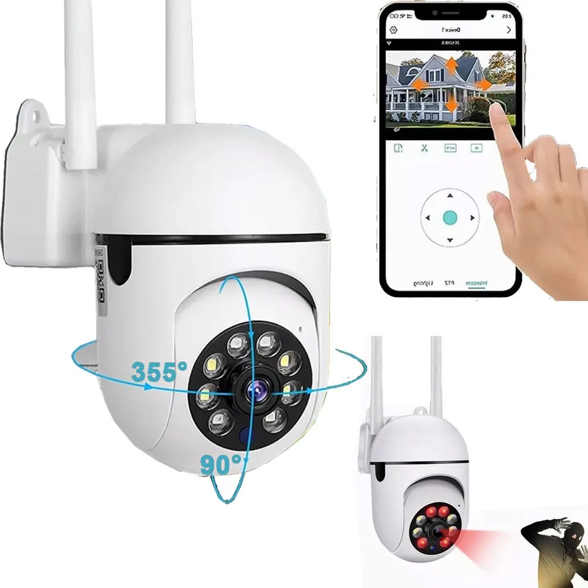 Cámara  Wifi Exterior  Inalámbrica 1080hd3