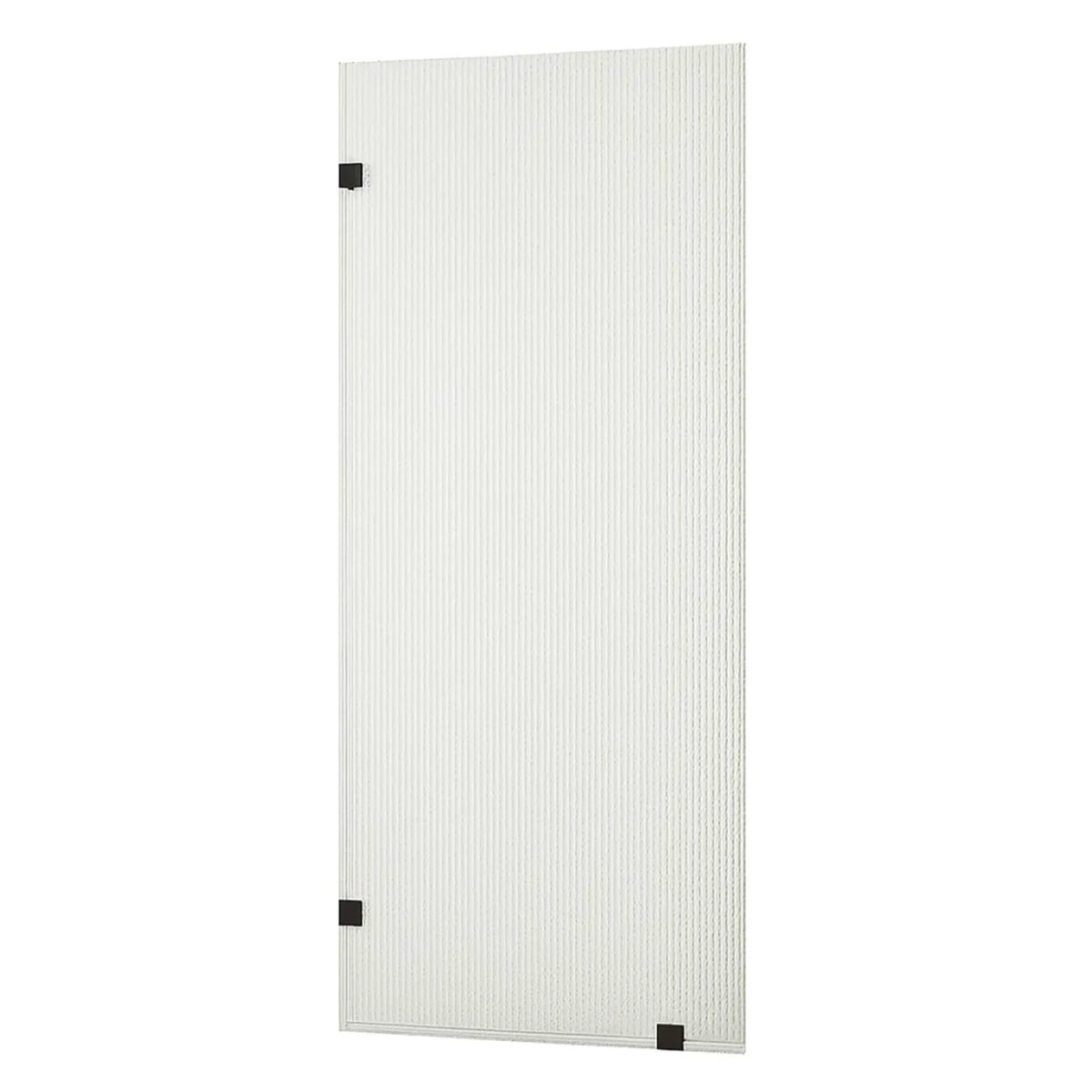 Mampara Sensi Dacqua Ondas de Ducha Fija 100x190 cm Vidrio Templado 6 mm2