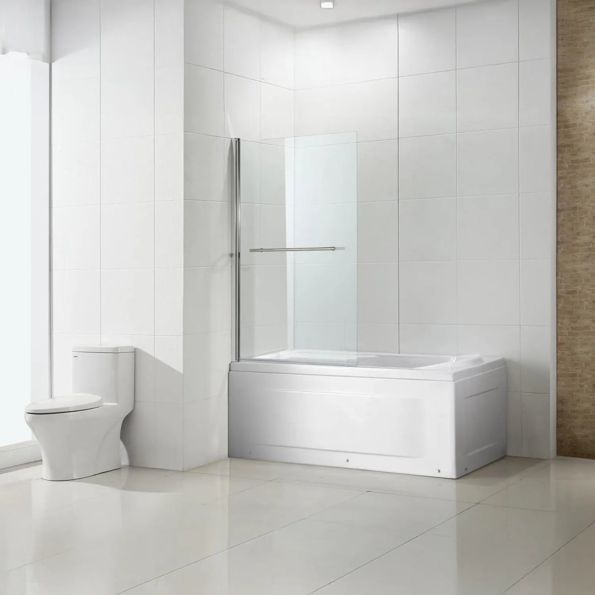 Mampara Baño Sensi Dacqua Abatible Bariloche 140x90cm 6mm1
