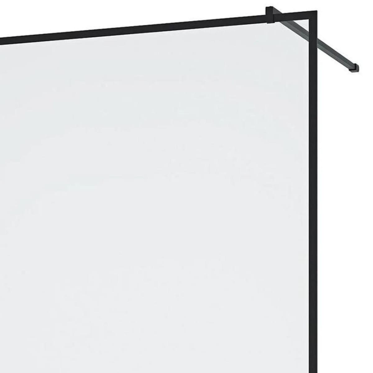 Mampara ducha Sensi Dacqua 100x195  fija borde negro3