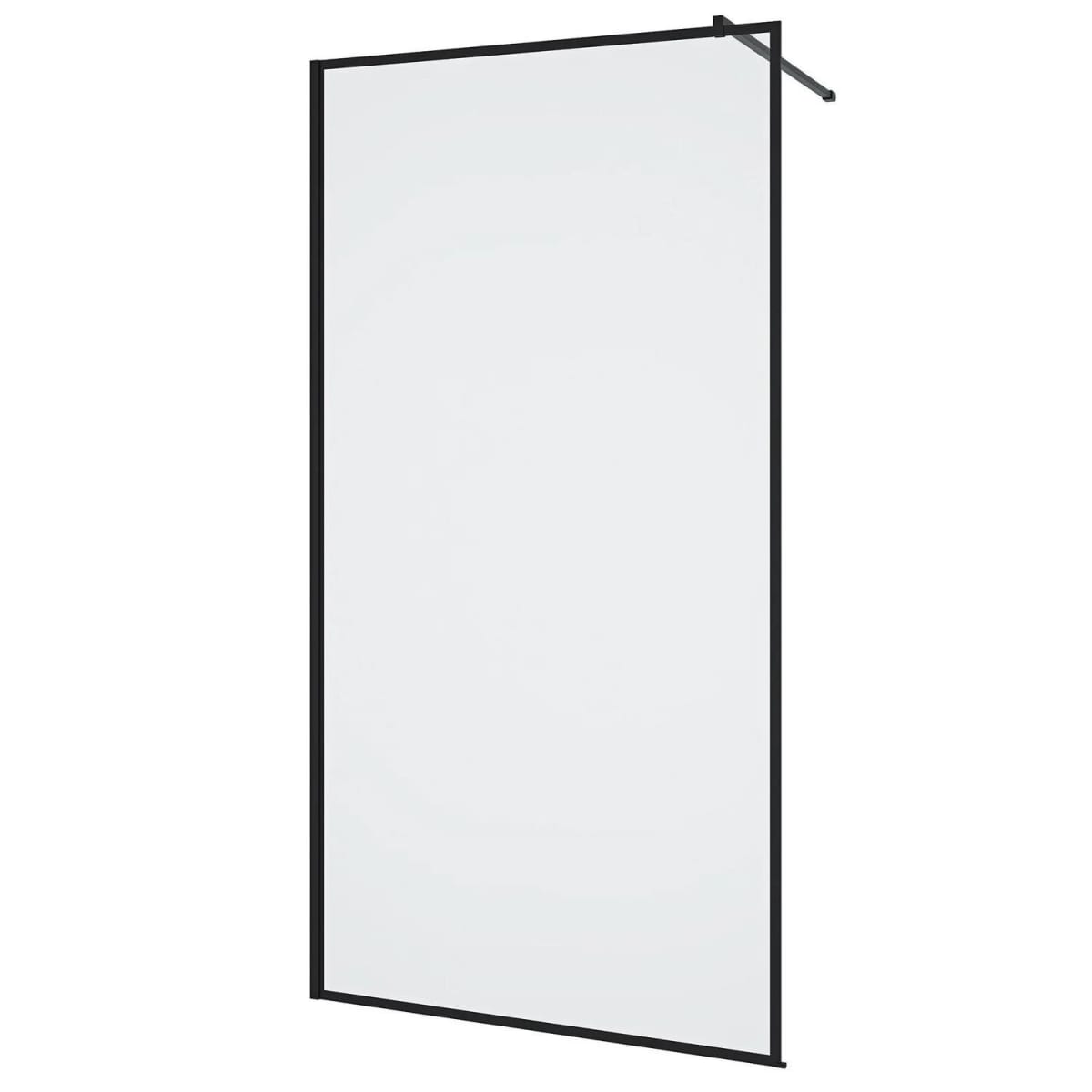 Mampara ducha Sensi Dacqua 100x195  fija borde negro2