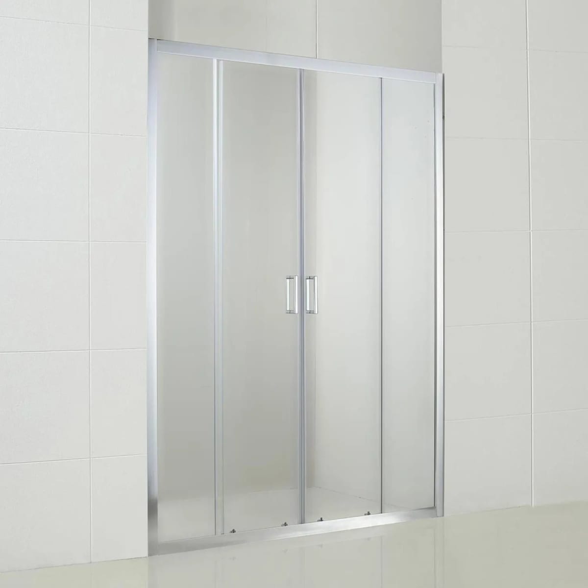 Mampara Klipen corredera rectangular 120x198 cm vidrio templado4