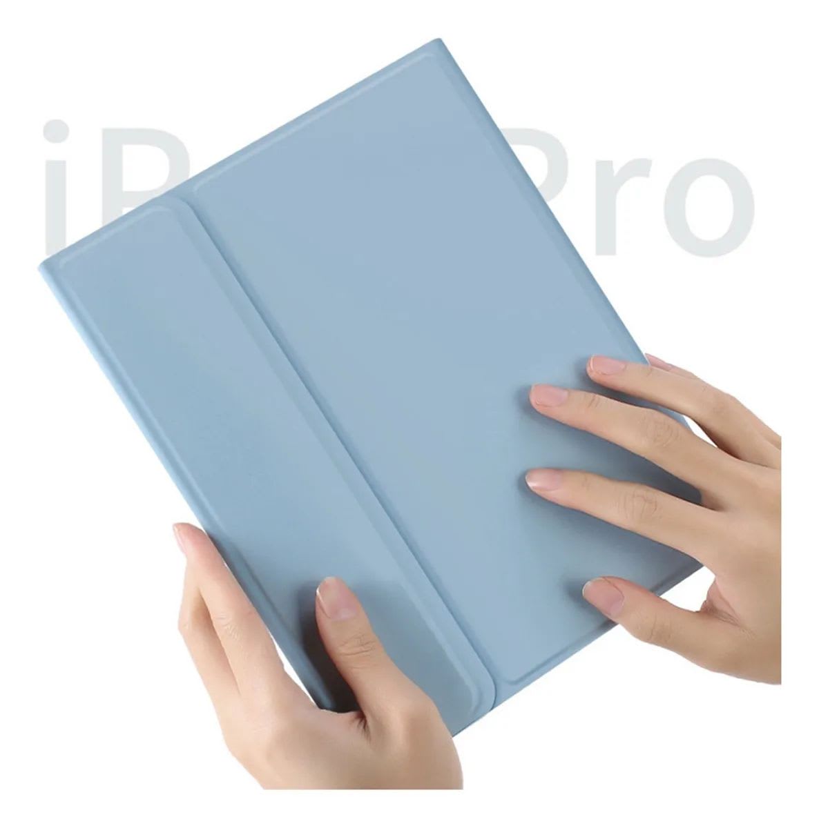 Funda y teclado compatible con Samsung Galaxy Tab A8 2021- Celeste3