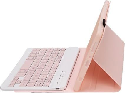 Funda Teclado para Samsung Galaxy Tab A7 10.4 T500/T505- Rosada2