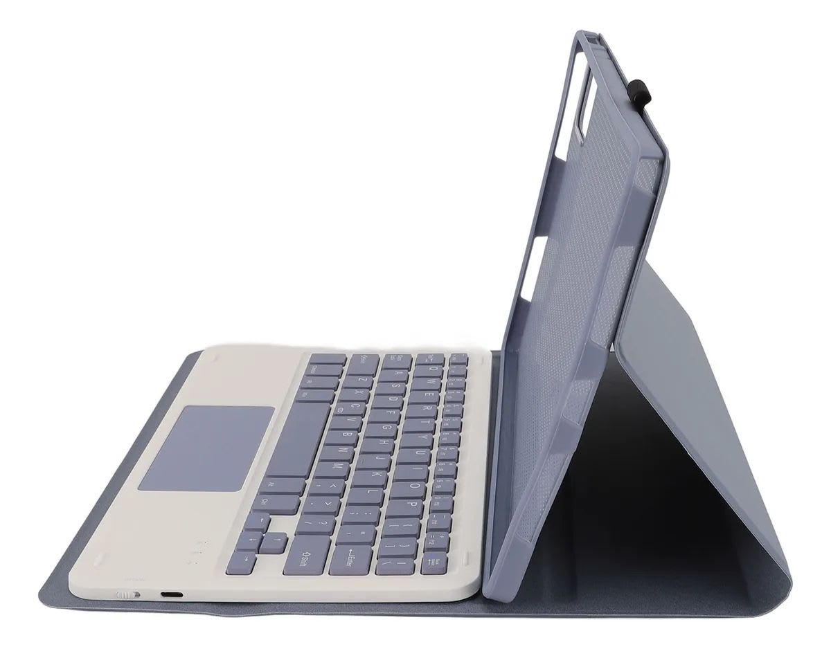 Fundas  Teclado Premium Para Tablet Samsung A8 -Violeta2