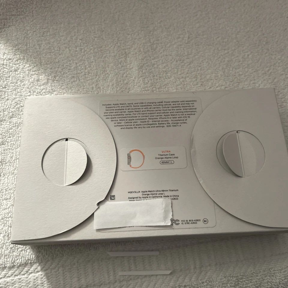 Apple Watch Ultra 49mm  L Estuche Titanio con Lazo Alpino Naranja2