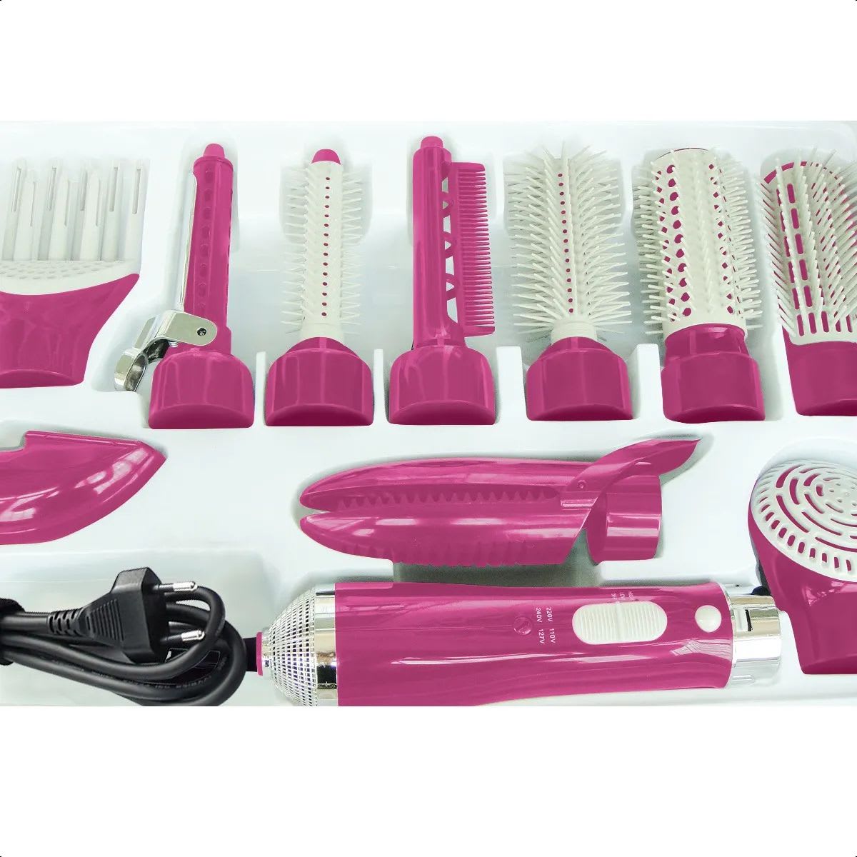 Cepillo modelador/rizador/secador/alisador/voluminizador Supercenter 10 en 11