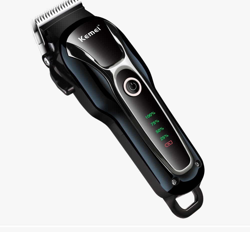Kemei cortadora de pelo   KM-1991 Recargable Eléctrica  para Perros- Negro1