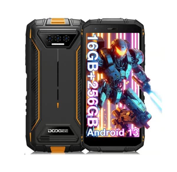 Celular Doogee S41 MAX 16GB+256GB Naranja-Reacondicionado1