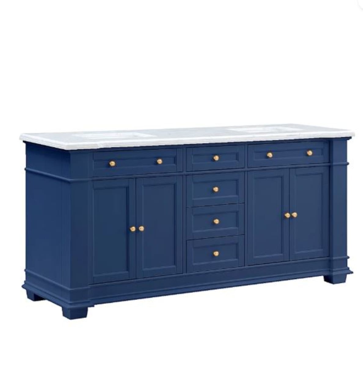 Vanitorio De Baño Birch Lane Rea 182x91 Cub Mármol Carrara2