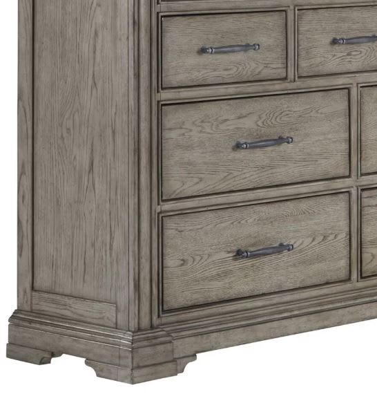 Cómoda Pulaski Furniture  principal Madison Ridge de 14 cajones, color topo Heritage2