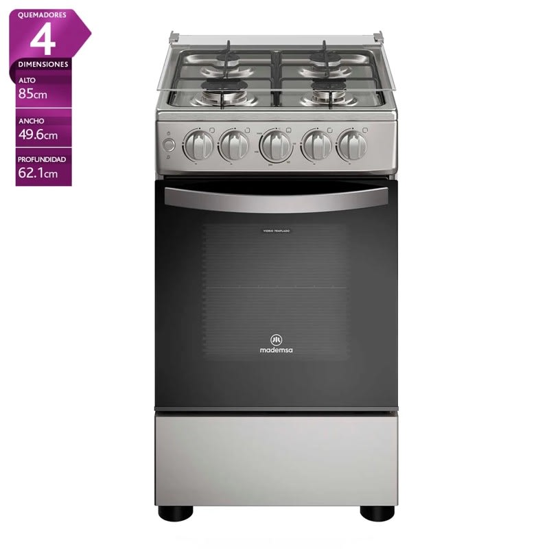 COCINA A GAS MADEMSA 4 QUEMADORES FM4ES1