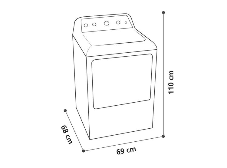 SECADORA A GAS MABE SMG26N5MNBCL0/CL15